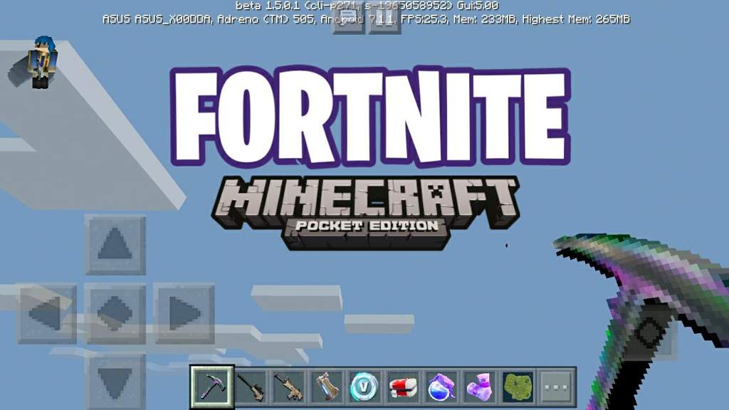 fortnite in minecraft pocket edition addon - minecraft pocket edition fortnite