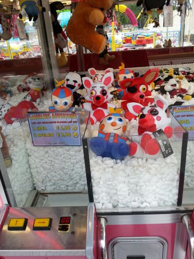 fnaf plush claw machine