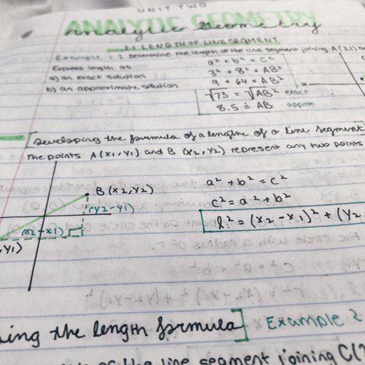 Analytic Geometry Exam Notes : Grade 10 | Studying Amino Amino