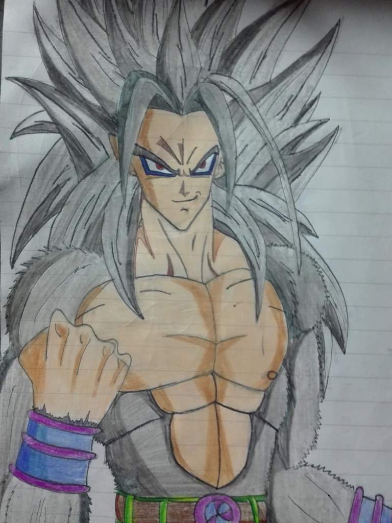 Goku ssj 5 , primer dibujo | •Arte Amino• Amino