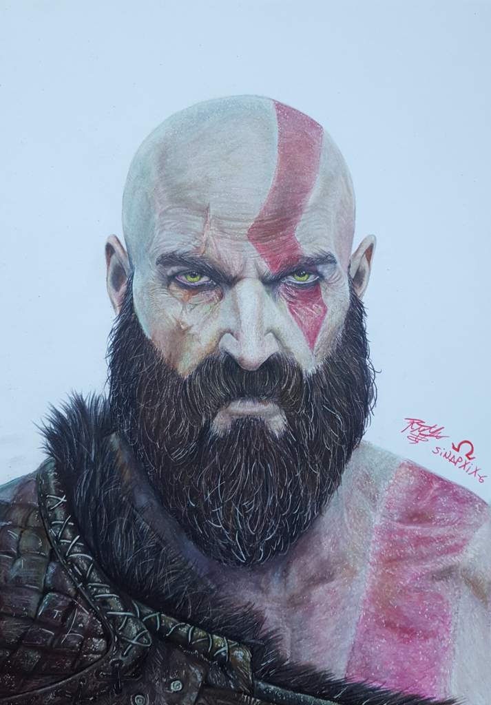 Kratos. (God of War 4) •Arte Amino• Amino