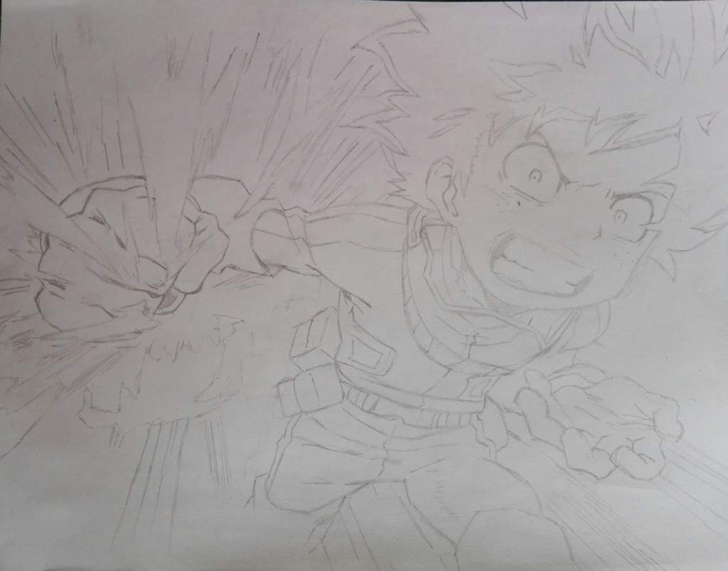 Boceto de Deku | •Arte Amino• Amino