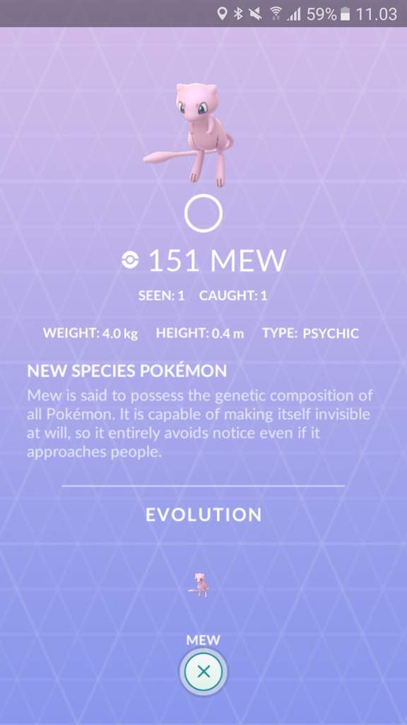 MEW! | Pokemon GO Amino