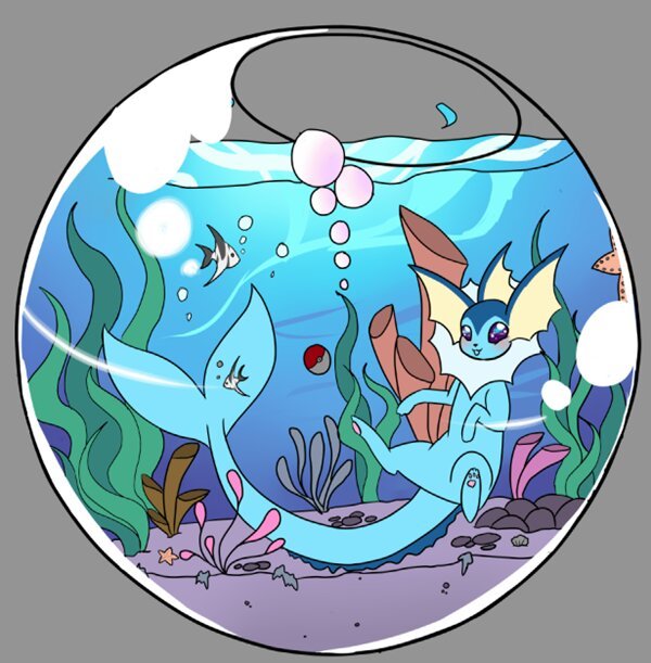 pokemon terrarium vaporeon