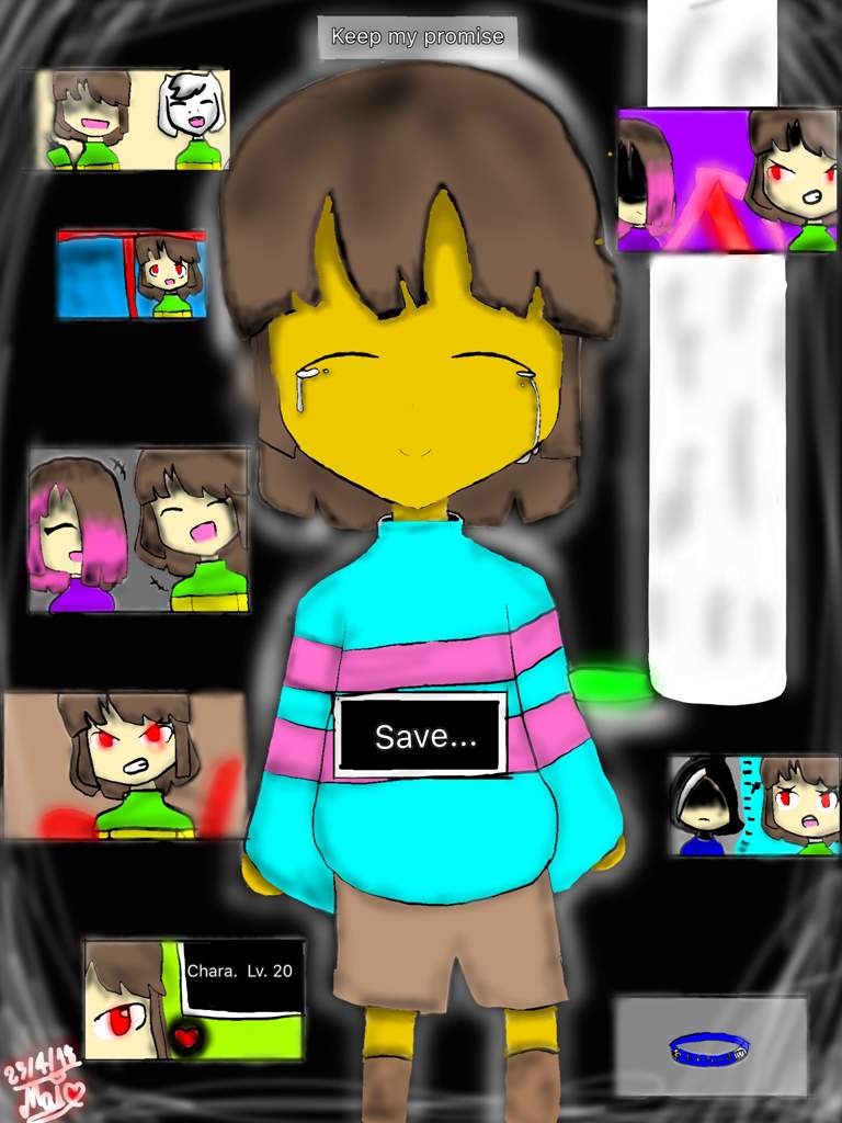 Glitchtale Frisk Keep My Promise Hey My Name Is Mai This Is My