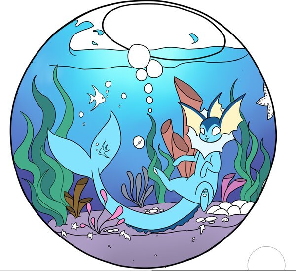 pokemon terrarium vaporeon