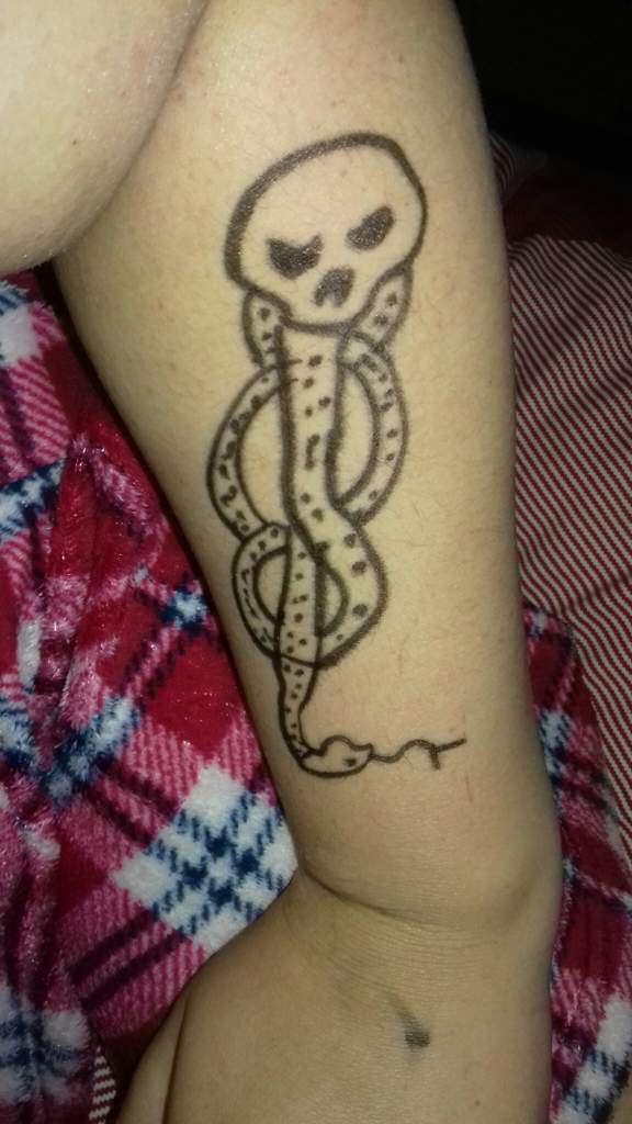 I Drew The Dark Mark On My Arm Harry Potter Amino