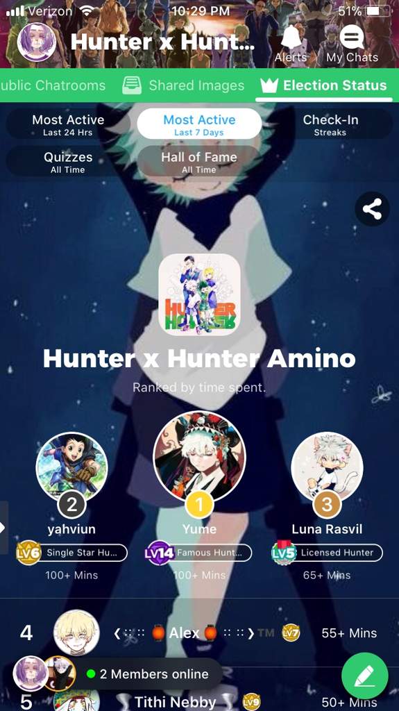 76th Chairman Election! Hunter x Hunter Amino Amino