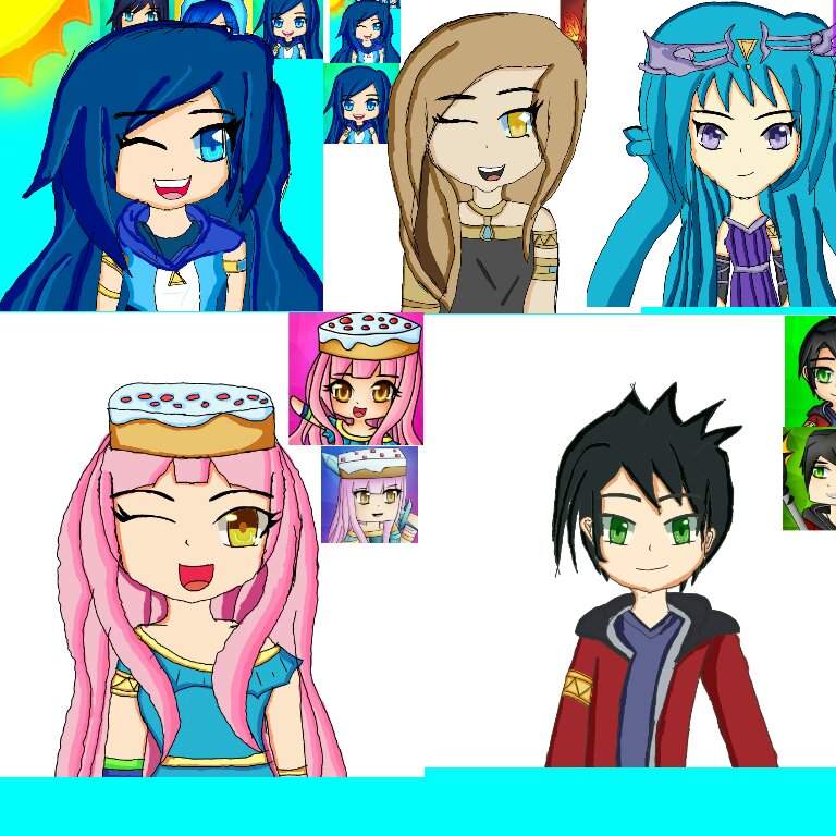 My D rawings of the Krew and Gatcha Studio of Funneh and Gold ...