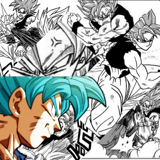 Perfected SSB Vegeta(DBS manga) vs Fused Zamasu(DBS manga) | Anime Amino