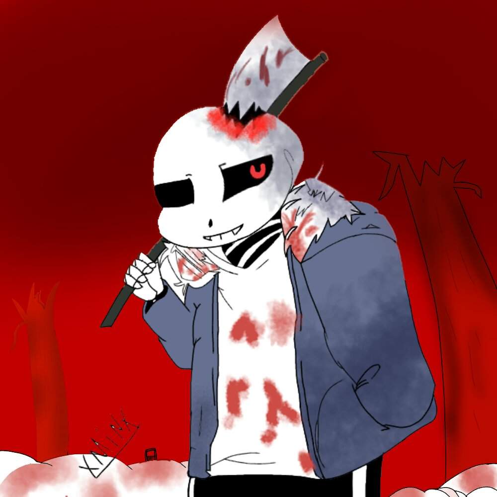 Fan art de horro sans | CREEPYPASTAS AMINO. Amino