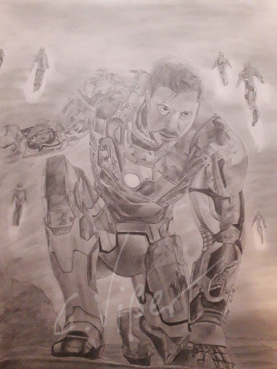 iron man 3 sketch
