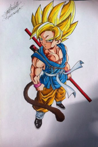 Dibujo de goku gt | DRAGON BALL ESPAÑOL Amino