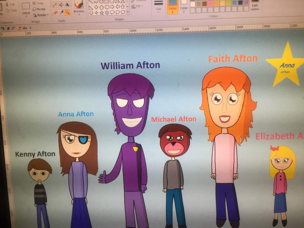 My Version Of Afton Family Five Nights At Freddy S Amino