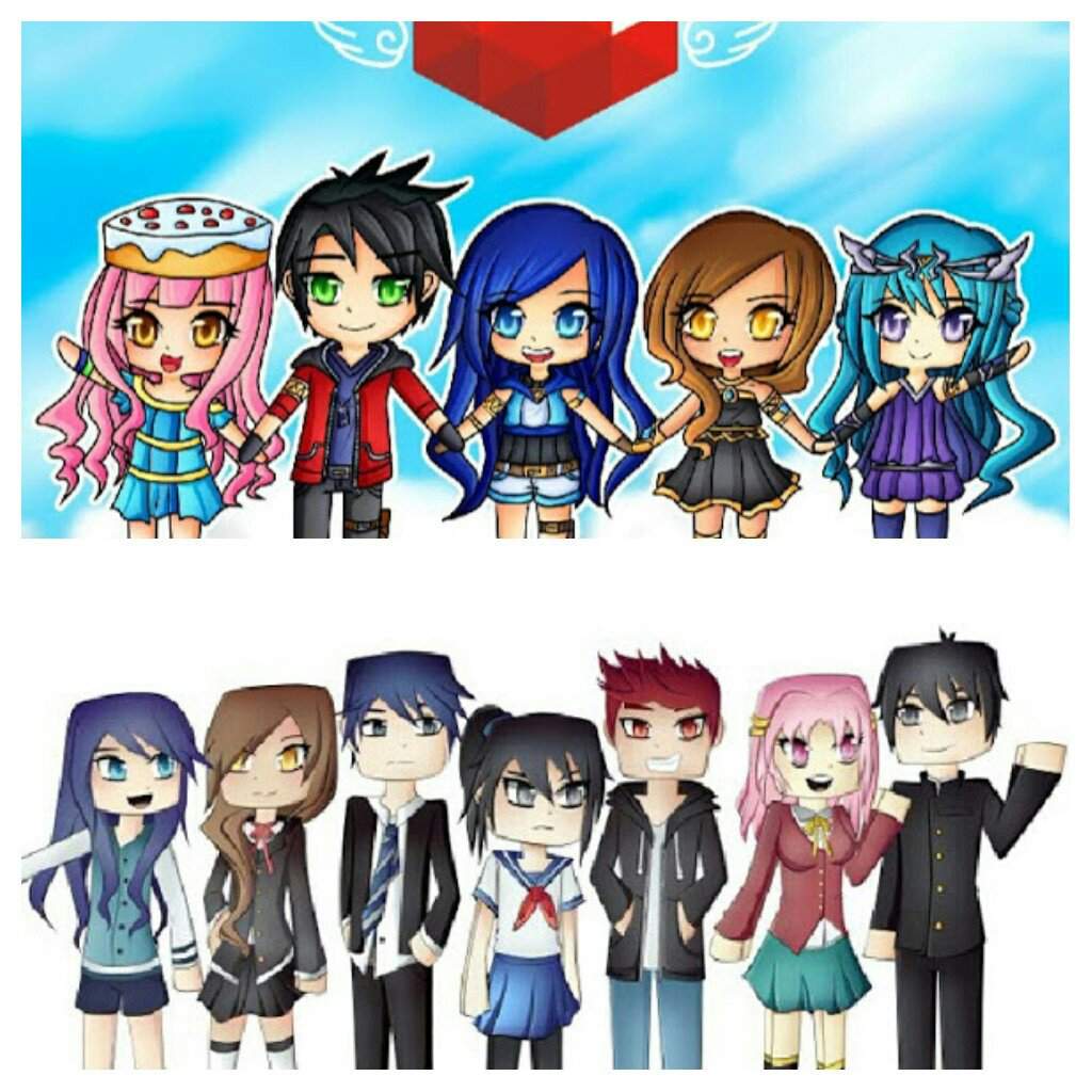 The Krew And The Team Art By Lunareclipse Itsfunneh Ssyℓ Of