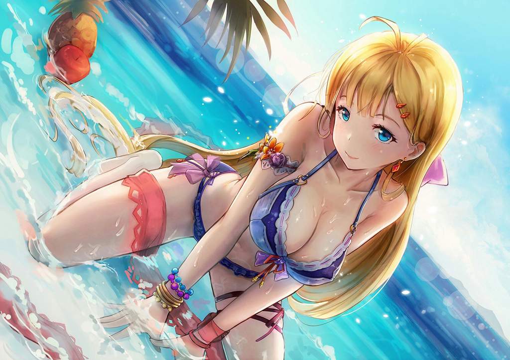 Anime bikini girl