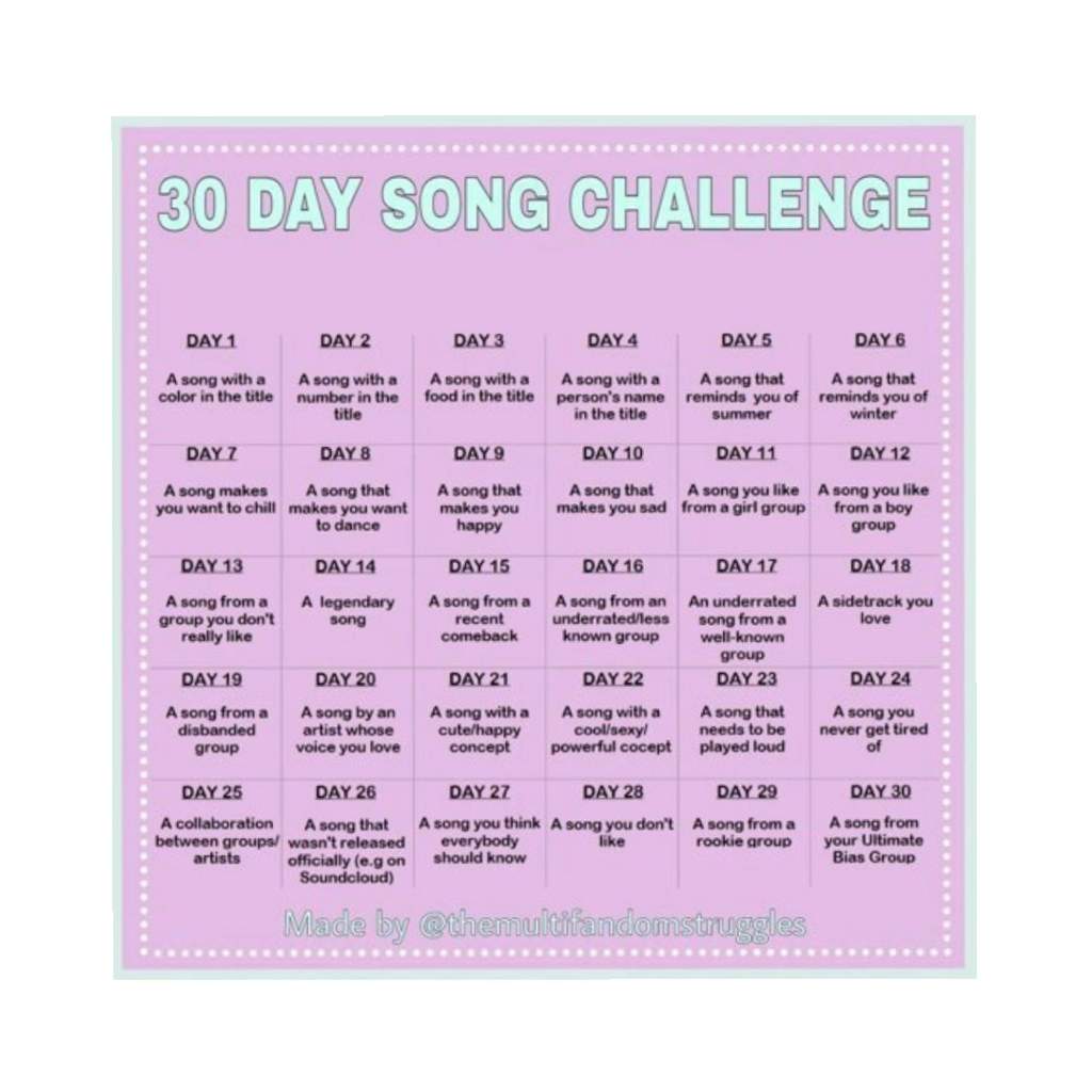 30 Day Song Challenge Day 1 K Pop Amino