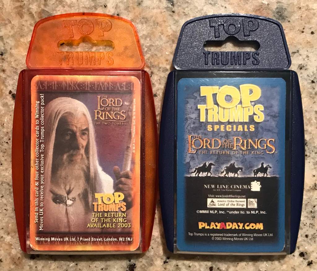 Super Top Trumps Lord Of The Rings Shelob Return Of The King STT X1 Card 