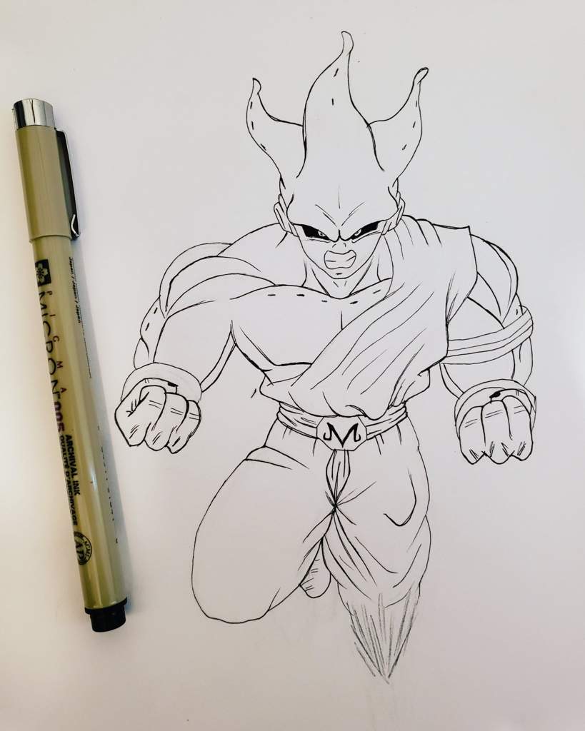 Majin Kuubo Drawing! | DragonBallZ Amino