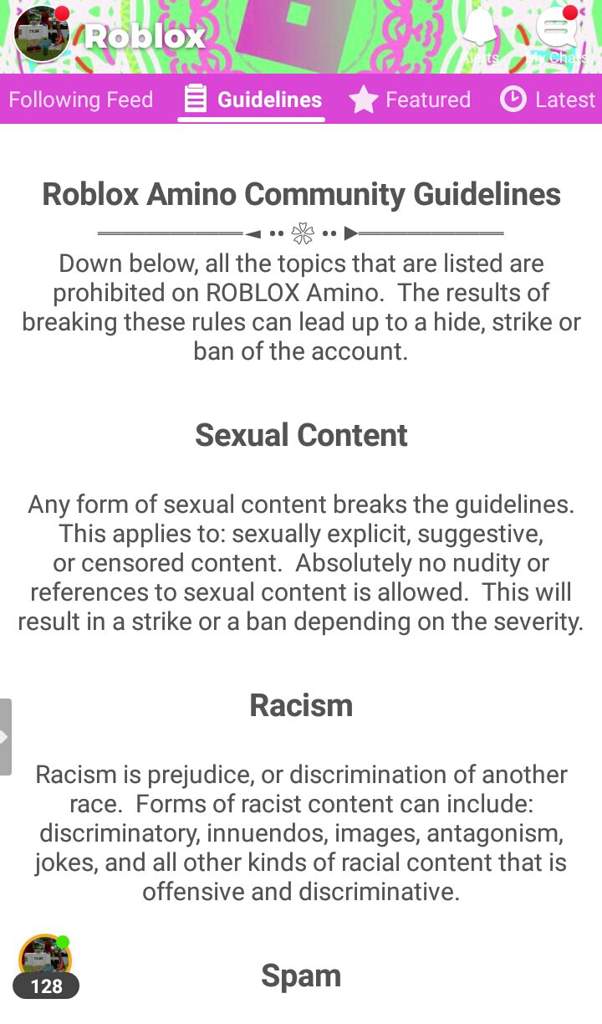 Roblox Rules And Regulations