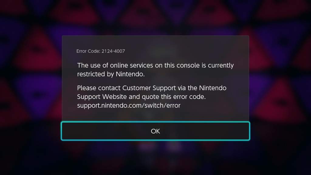 what is a banned nintendo switch
