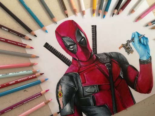 ??DIBUJO REALISTA DE DEADPOOL 2 ? | •Arte Amino• Amino