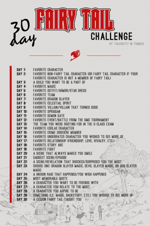 Day 10 30 Day Challenge Fairy Tail Amino