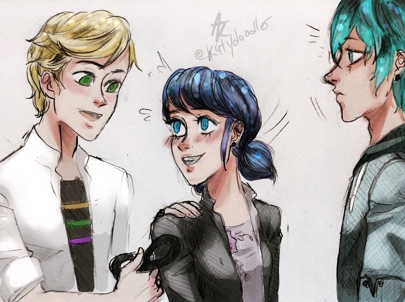 Luka Or Adrien mini comic | Miraculous Amino