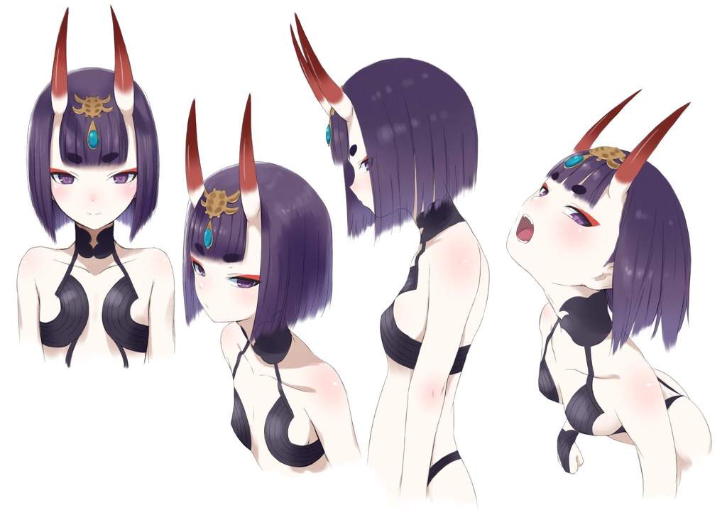 Anime character with horns