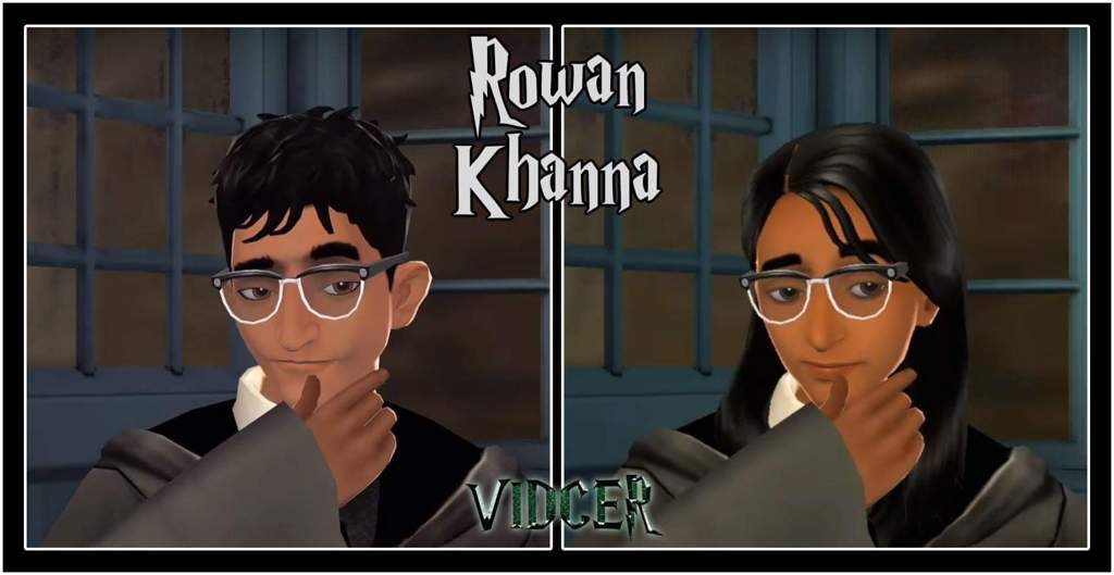 Rowan Khanna en Harry Potter Hogwarts Mystery.  •Harry 