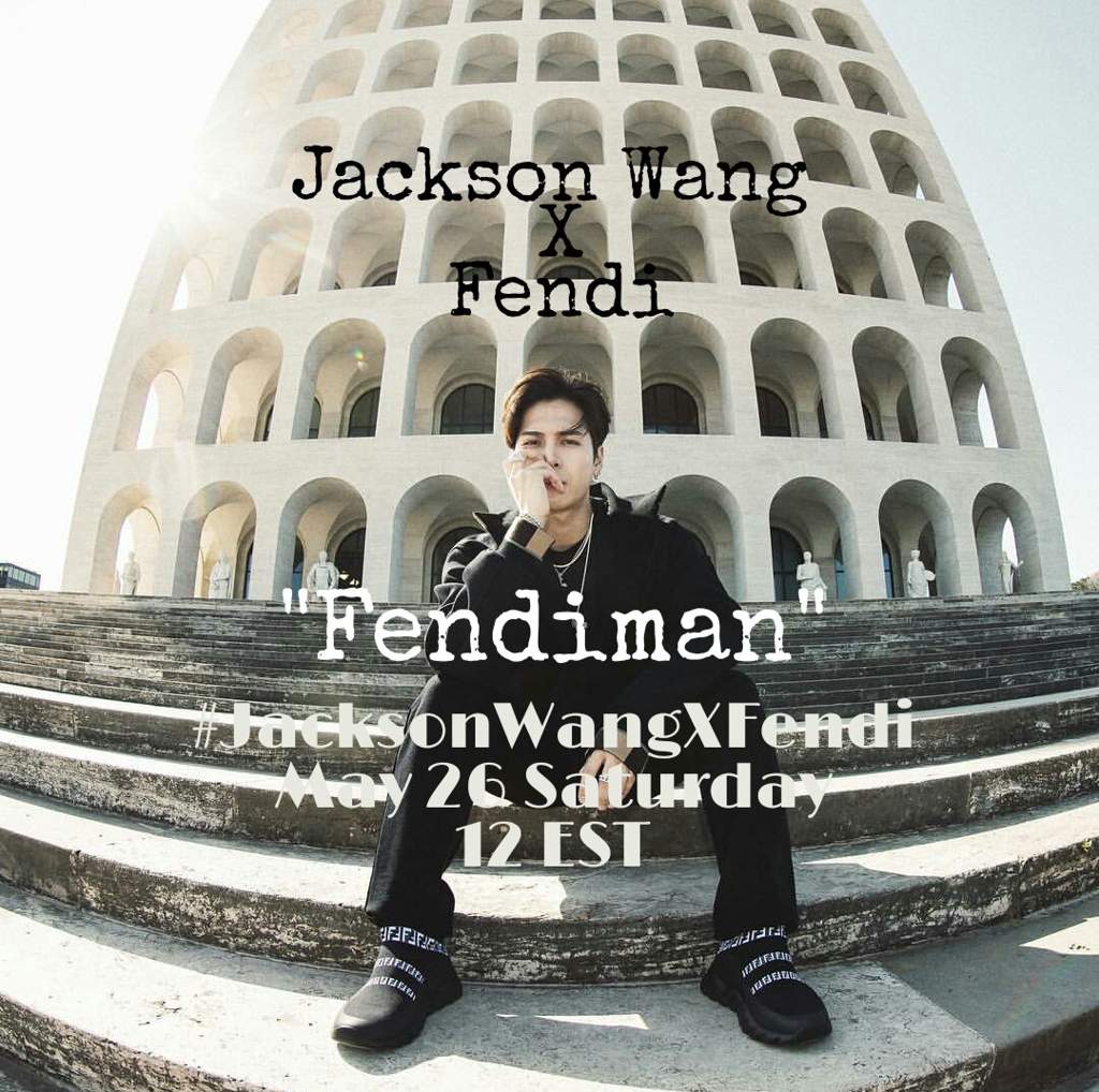 Fendiman Jackson Wang X Fendi Got7 Amino