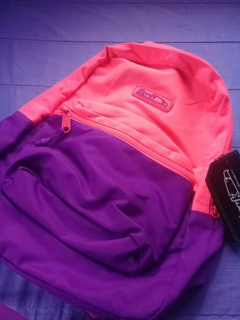 hawk bag pink violet