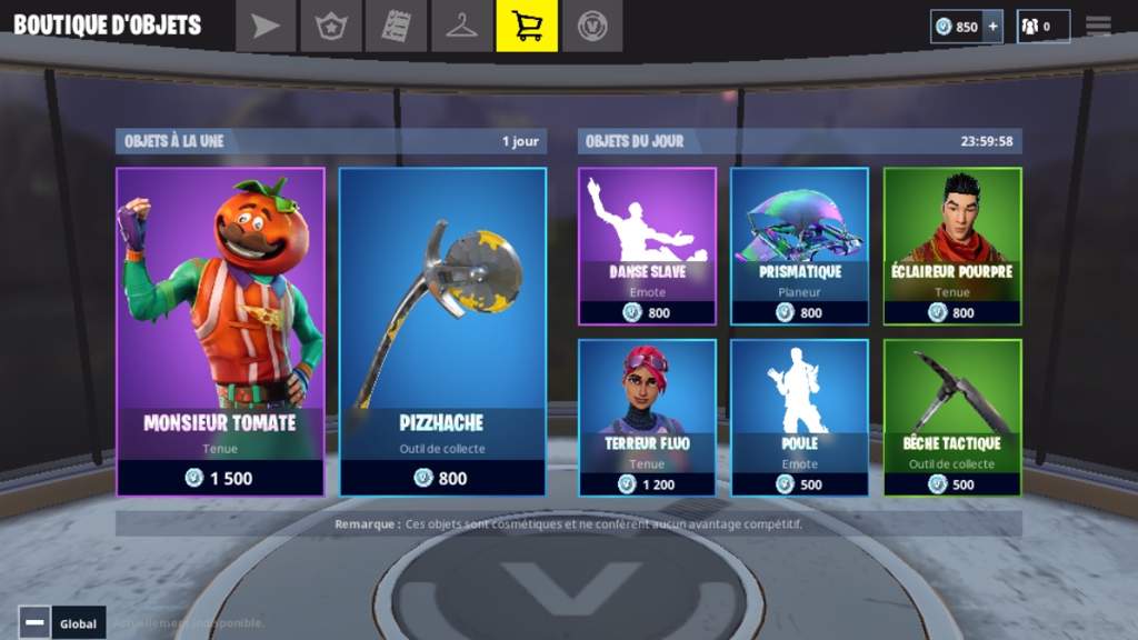 Shop Fortnite Fr Amino - voici le shop du 24 mai