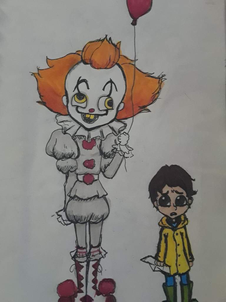 Pennywise And Georgie Drawing