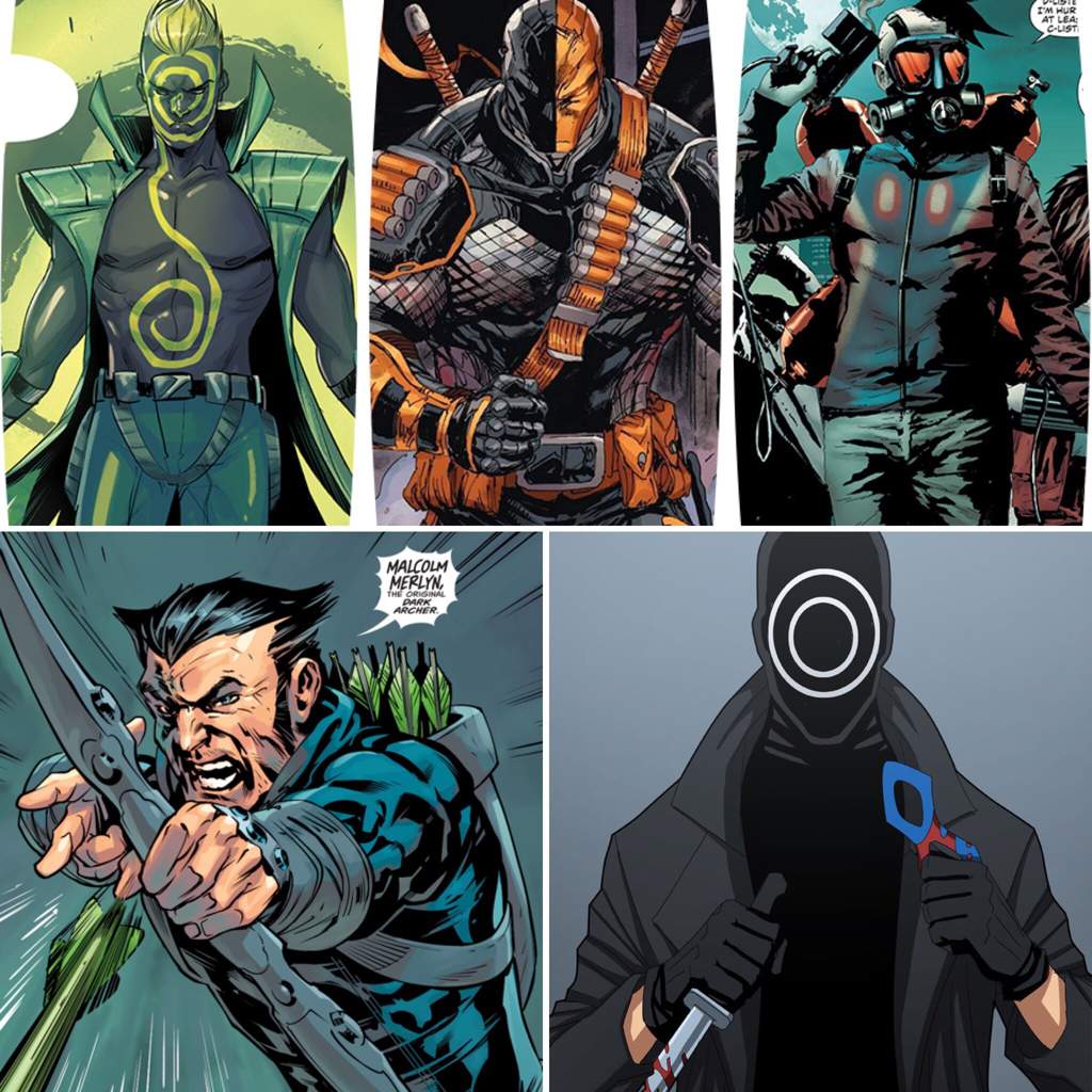 green arrow rogues gallery