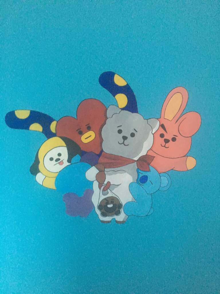  BT21  Wall Painting  ARMY s Amino