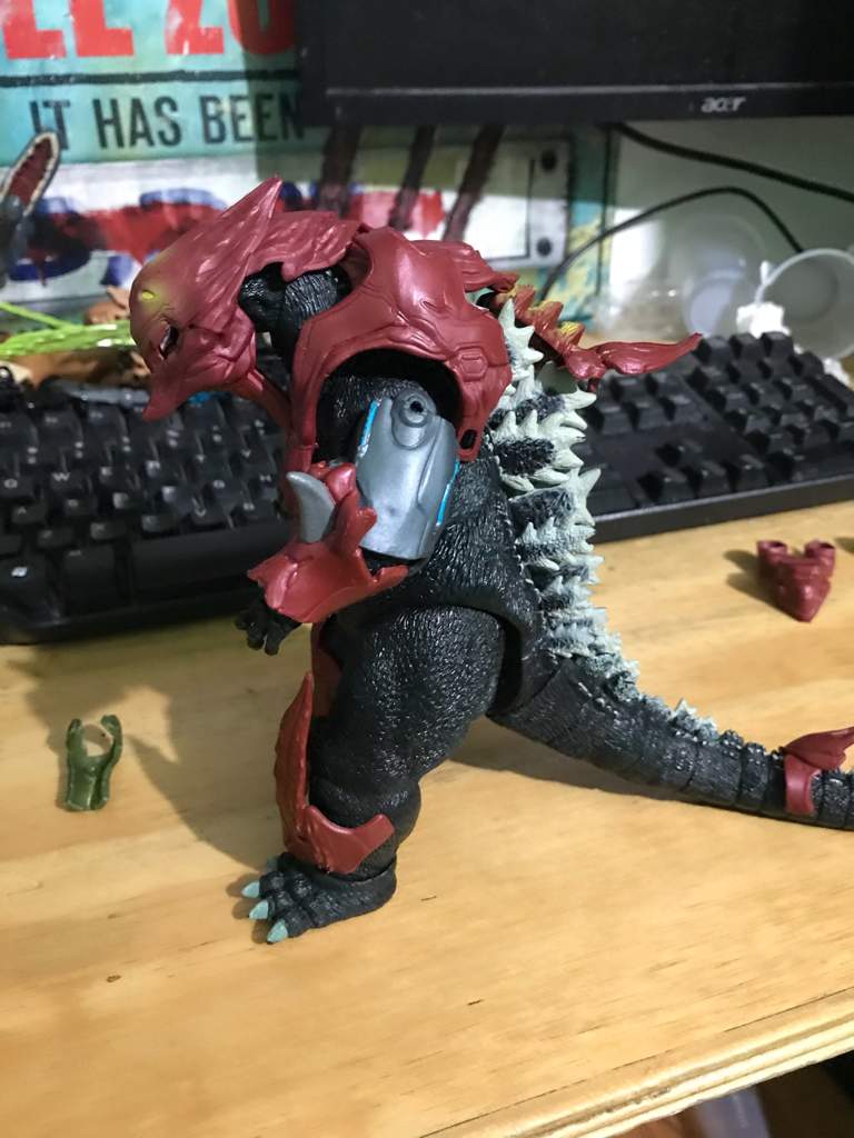 armored godzilla toy