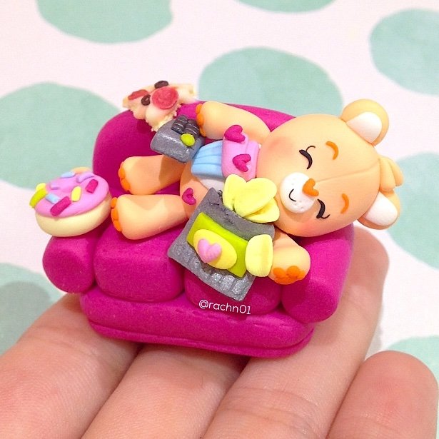 Care Bear On A Couch Inspired By Piebiew Crafty Amino Care Bear On A Couch Inspired By Piebiew