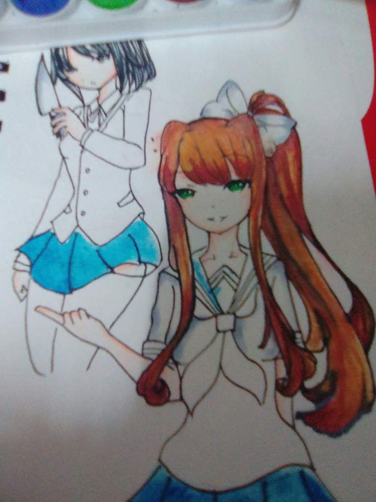 Ayano X Monika Crossover Doki Doki Literature Club Amino