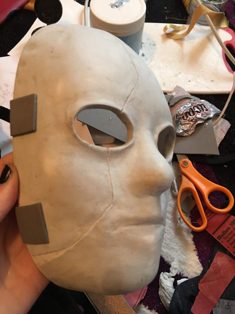 Download Sally Face Mask Progress Tutorial Cosplay Amino PSD Mockup Templates