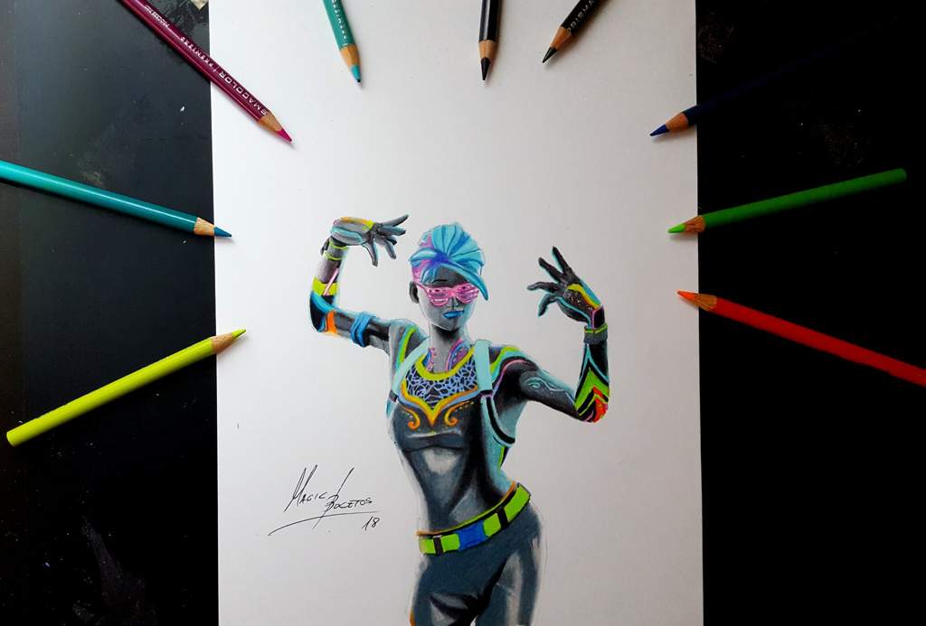 SKIN DE NEÓN DE FORTNITE | DibujArte Amino SKIN DE NEÓN DE FORTNITE | DibujArte Amino