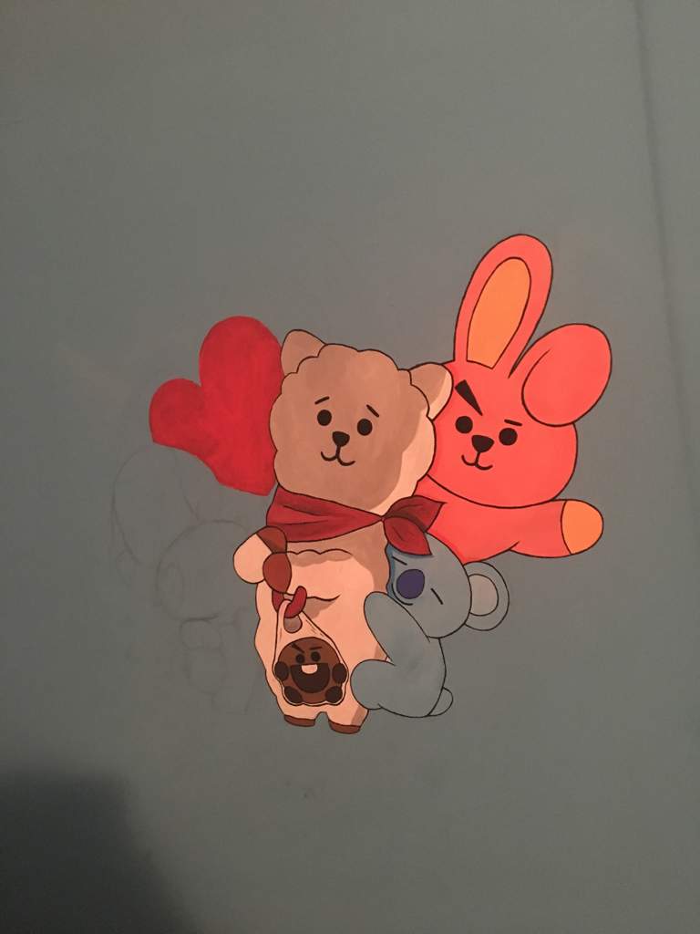  BT21  Wall Painting  ARMY s Amino