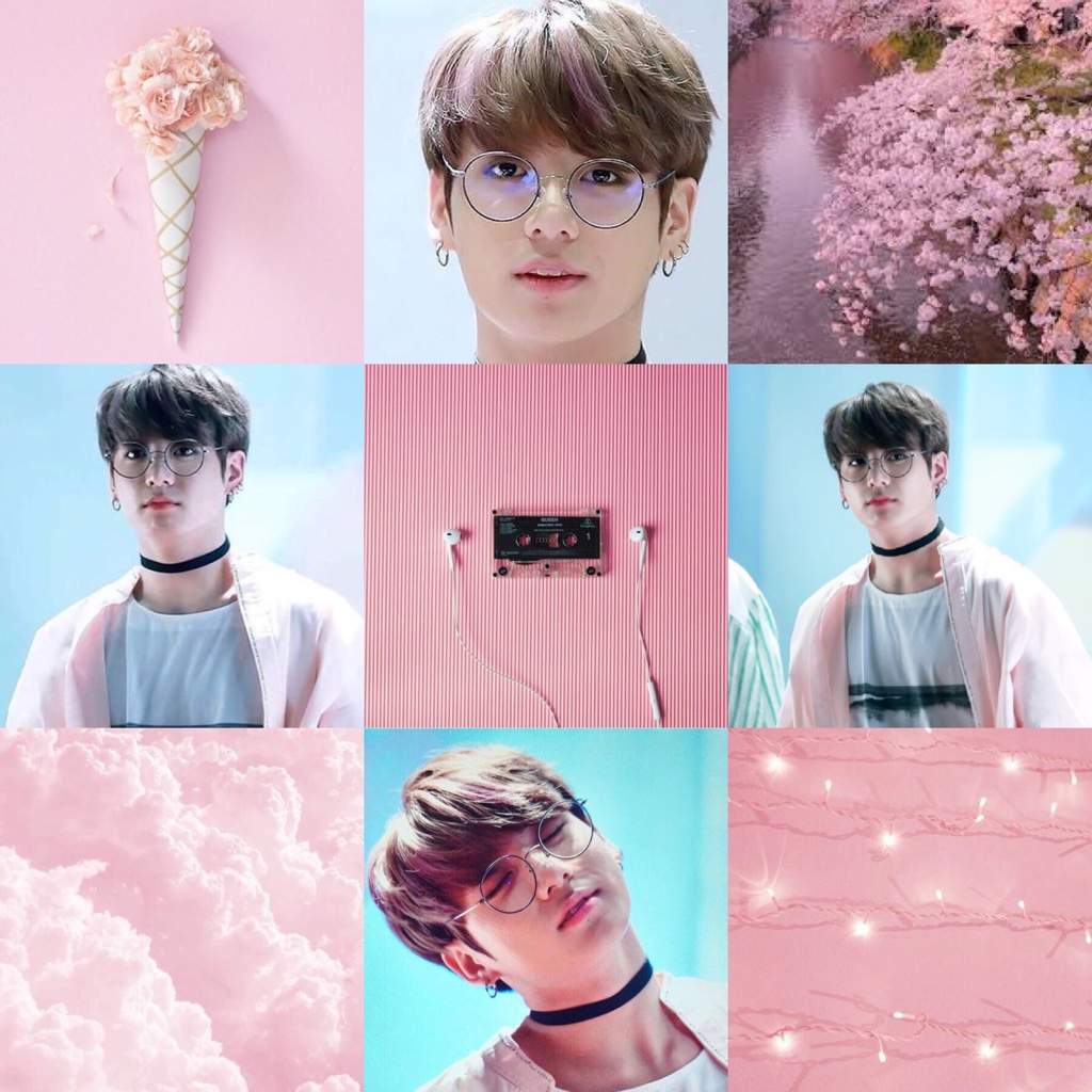 💕 Pink Jungkook moodboard 💕 | ARMY's Amino