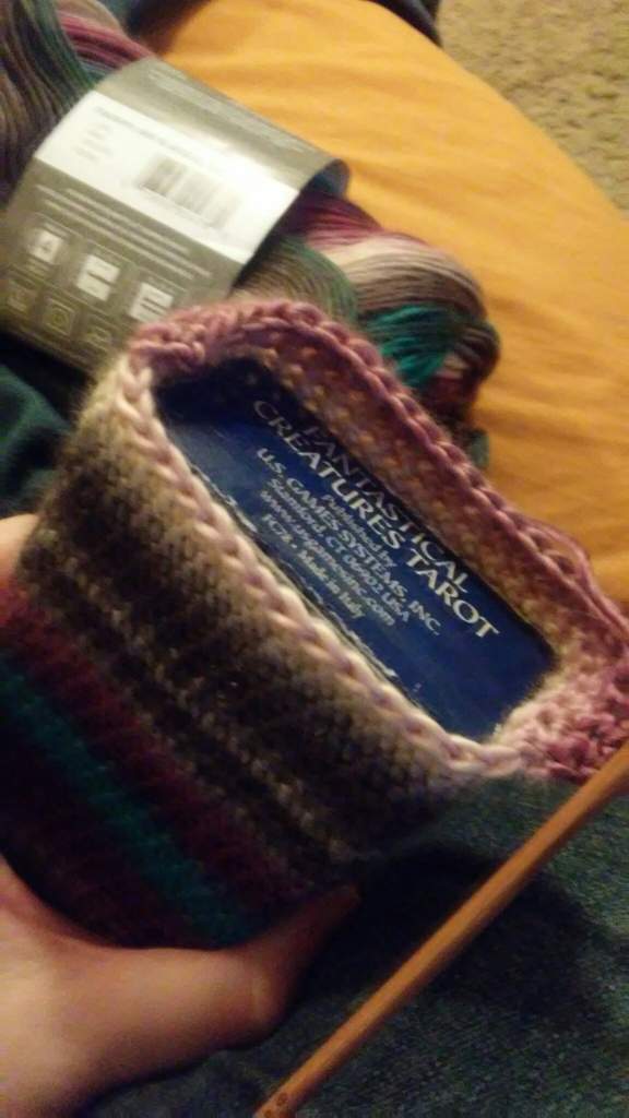 crochet tarot bag