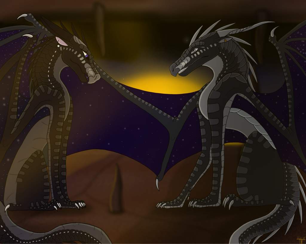 Clearsight and Darkstalker | Wings Of Fire Amino