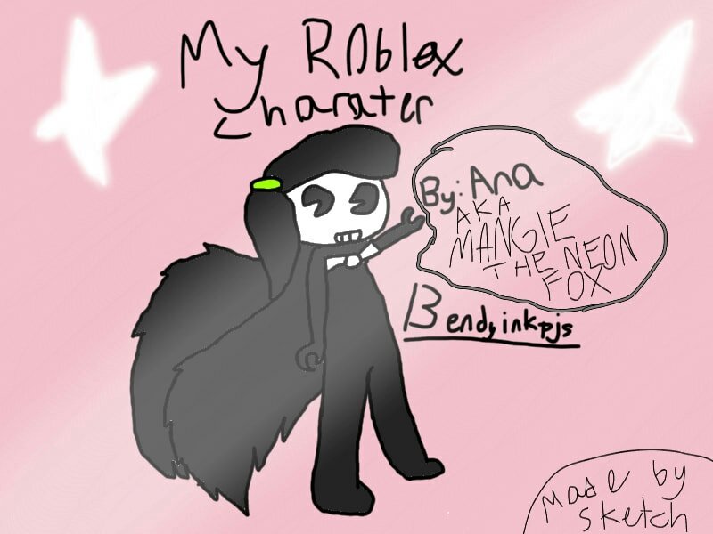 My Roblox Character Made By Sketch Roblox Amino - roblox sketch character