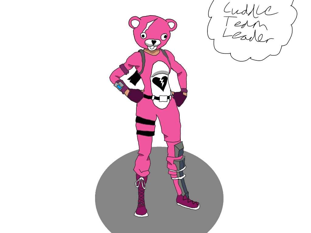 Cuddle Team Leader Drawing Fortnite Battle Royale Armory Amino - finished piece