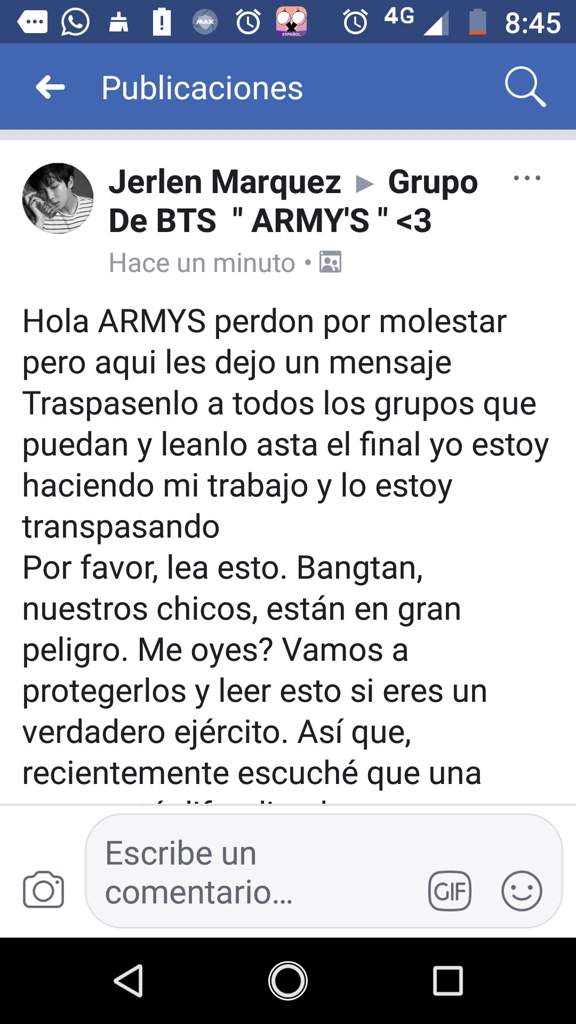 Me lo pasaron es para las army? | ARMY's Amino Amino