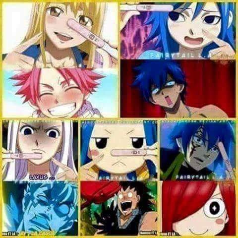 Pregnancy test!! Erza's face and NaLu's expressions 😄😄😄 | Fairy Tail Amino