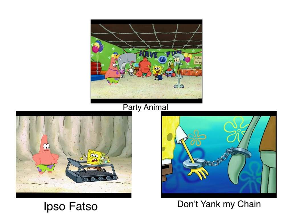 HTF Characters and TV Episodes Portrayed By Spongebob | Happy Tree ...